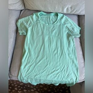 Lululemon swiftly tech short sleeve mint/teal size 8